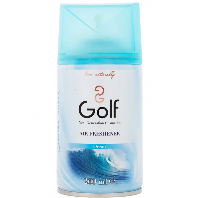 GOLF REFILL освежитель воздуха (сменный баллон к автоматическому освежителю воздуха) ОКЕАН 260мл GOLF REFILL освежитель воздуха (сменный баллон к автоматическому освежителю воздуха) ОКЕАН 260мл