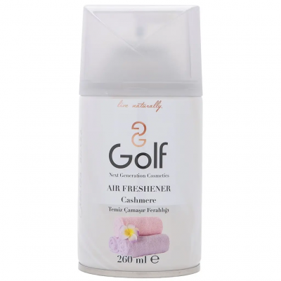 GOLF REFILL освежитель воздуха (сменный баллон к автоматическому освежителю воздуха) КАШЕМИР 260мл GOLF REFILL освежитель воздуха (сменный баллон к автоматическому освежителю воздуха) КАШЕМИР 260мл