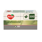 Серветка паперова 1-ш 24*24 450 л білі "Ruta" Prof...