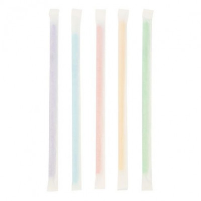 Трубочка Гофра 4,8 миллиметра в индивидуальной упаковке 22 сантиметра (200 штук) Трубочка Гофра 4,8 миллиметра в индивидуальной упаковке 22 сантиметра (200 штук)