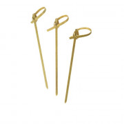 Шпажка бамбук с узелком 9 сантиметров 100 штук