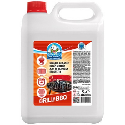 Профессиональное средство для мытья кухни и гриля Balu Grill 5 л Профессиональное средство для мытья кухни и гриля Balu Grill 5 л