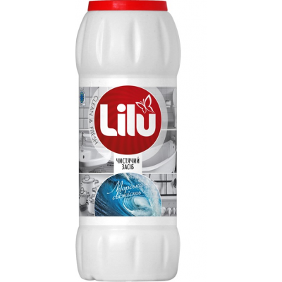 Порошок для чищення Lilu Морська свіжість 500 г Порошок для чищення Lilu Морська свіжість 500 г