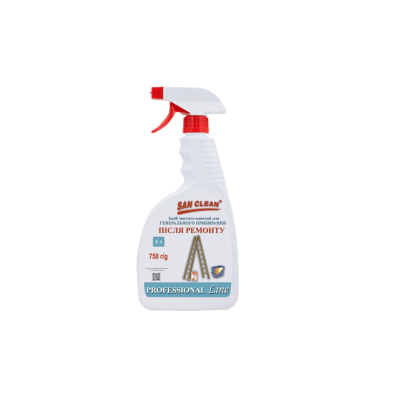 Засіб для прибирання після ремонту San Clean Professional Line 750 мл Засіб для прибирання після ремонту San Clean Professional Line 750 мл