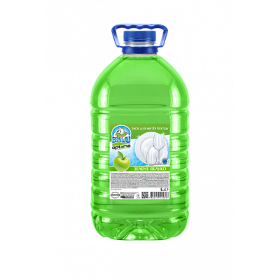 Засіб для миття посуду BALU® OPTIMA Зелене яблуко 5 літрів ПЕТ Засіб для миття посуду BALU® OPTIMA Зелене яблуко 5 літрів ПЕТ