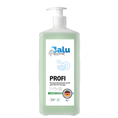 Профессиональное средство для мытья посуды "BALU® PROFI" (herbal) 1л Профессиональное средство для мытья посуды "BALU® PROFI" (herbal) 1л