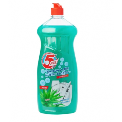 Моющее средство для посуды Бальзам Five 1л Моющее средство для посуды Бальзам Five 1л