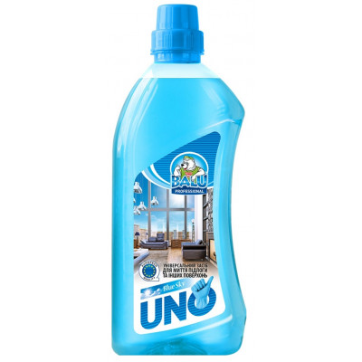 Универсальное средство для мытья полов и других поверхностей Balu Uno Blu sky 1 л Универсальное средство для мытья полов и других поверхностей Balu Uno Blu sky 1 л