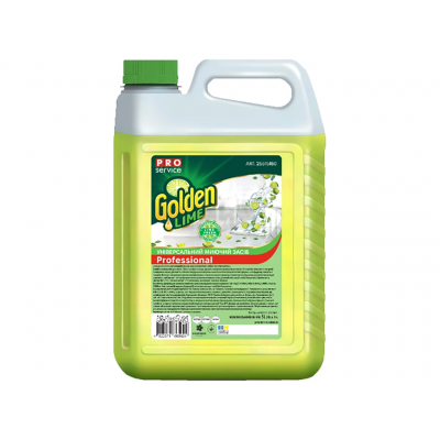 Засіб миючий PRO service Golden Lime Лайм Універсальний 5 л Засіб миючий PRO service Golden Lime Лайм Універсальний 5 л