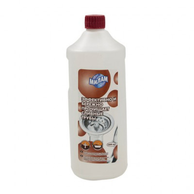 Засіб Мілам Кріт для прочищення каналізаційних труб 1 літр Засіб Мілам Кріт для прочищення каналізаційних труб 1 літр