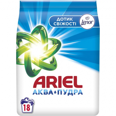 Пральний порошок Ariel Аква-Пудра Touch of Lenor 2.7 кг Пральний порошок Ariel Аква-Пудра Touch of Lenor 2.7 кг