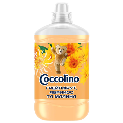 Кондиціонер для білизни Coccolino Fresh & Soft Грейпфрукт, абрикос та малина 1.7 л Кондиціонер для білизни Coccolino Fresh & Soft Грейпфрукт, абрикос та малина 1.7 л