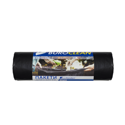Пакеты для мусора, 240л10шт, 950*1050мм, черные, крепкие 35мкм ПВТ (LDPE), BUROCLEAN ECO Пакеты для мусора, 240л10шт, 950*1050мм, черные, крепкие 35мкм ПВТ (LDPE), BUROCLEAN ECO