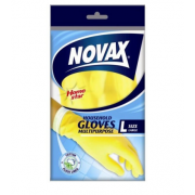 Рукавички універсальні латексні  L  Novax (1 пара)