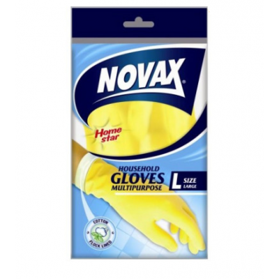 Перчатки универсальные латексные прочные L Novax(1 пара) Перчатки универсальные латексные прочные L Novax(1 пара)