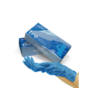 Перчатки Mediok TPE Размер S 200 шт голубые не пудренные без текстурированных