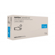 Рукавички SANTEX POWDERED латексні оглядові нестерильні припудрені М 50 пар