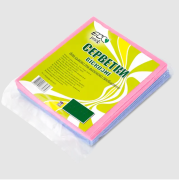 Салфетки вискозные 5 шт. цвет: микс 300*360 мм