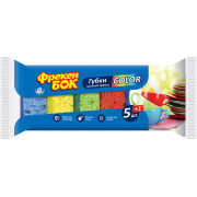 Губка кухонная Фрекен БОК Color 5+1 шт