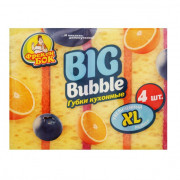 Губки кухонные Фрекен БОК Big Bubble увеличенного размера 4 штук