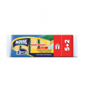 Губки кухонні Novax Maxi Foam 5+2 штук