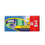 Губки кухонні Novax 5+1 штук