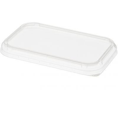 Крышка для контейнера прозрачная 187х137 мм PP PL 50 штук Крышка для контейнера прозрачная 187х137 мм PP PL 50 штук