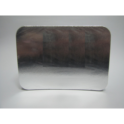 Кришка 15*21,5см картонно-алюмінієва 100шт Кришка 15*21,5см картонно-алюмінієва 100шт