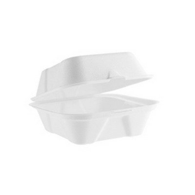 Ланч-бокс для бургера з цукрової тростини 152х148х79 мм 50 шт Ланч-бокс для бургера з цукрової тростини 152х148х79 мм 50 шт