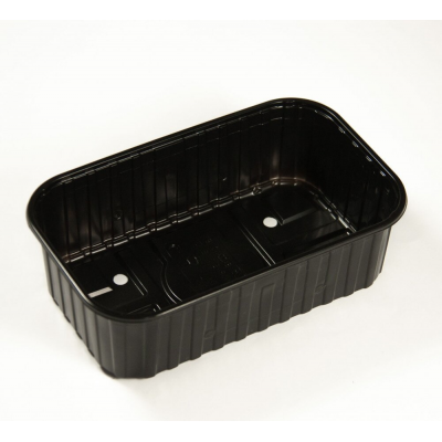 Одноразовый пластиковый контейнер для ягод 500 ПЭТ черный 190*115*55мм, 1600 шт Одноразовый пластиковый контейнер для ягод 500 ПЭТ черный 190*115*55мм, 1600 шт