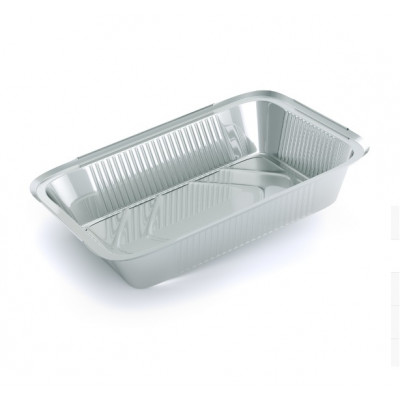 Контейнер из пищевой алюминиевой фольги 218х155х49 мм 960 мл Контейнер из пищевой алюминиевой фольги 218х155х49 мм 960 мл