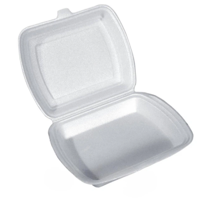 Ланч-бокс зі спіненого полістиролу білий 240х210х70мм 1-дел. 125 шт Ланч-бокс зі спіненого полістиролу білий 240х210х70мм 1-дел. 125 шт