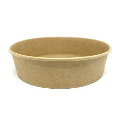 Салатник паперовий 500 мл крафт без кришки 50 шт Салатник паперовий 500 мл крафт без кришки 50 шт