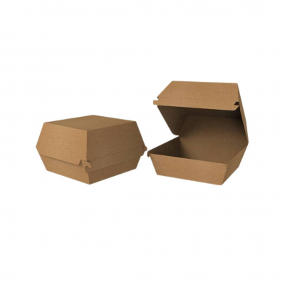 Коробка для бургера 145х145х100мм 50шт крафт Коробка для бургера 145х145х100мм 50шт крафт