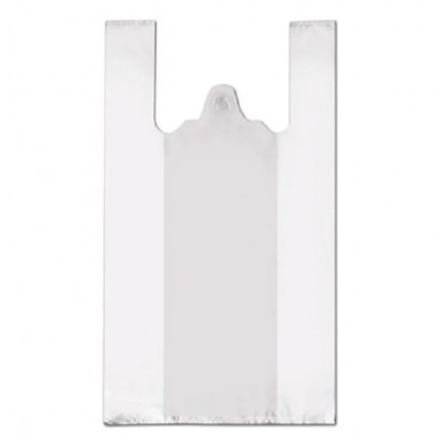 Пакет майка 8 мкм 24х42 см белый 200 штук Пакет майка 8 мкм 24х42 см белый 200 штук