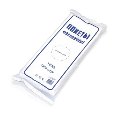 Пакет фасовочный 10х22 см 1000 штук Пакет фасовочный 10х22 см 1000 штук