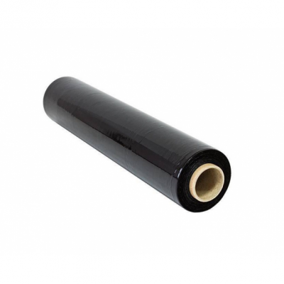Стреч пакувальний 20 мкм чорний 1рул/ 300м/ 3 кг 1/6 Стреч пакувальний 20 мкм чорний 1рул/ 300м/ 3 кг 1/6