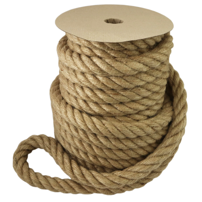 Канат джутовий Ø 30мм, бухта 25 метрів Канат джутовий Ø 30мм, бухта 25 метрів