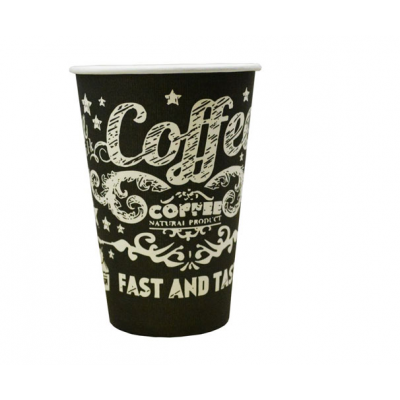 Стаканчики паперові одноразові 340 мл кольорові its coffee oclock 340 мл 50 штук Стаканчики паперові одноразові 340 мл кольорові its coffee oclock 340 мл 50 штук