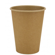 Стакан бумажный 450 мл ЄВРО (14 oz) КРАФТ 50 штук в упаковке