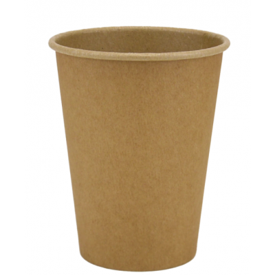 Стакан паперовий 450 мл ЄВРО (14 oz) КРАФТ 50 штук в упаковці Стакан паперовий 450 мл ЄВРО (14 oz) КРАФТ 50 штук в упаковці