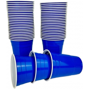 Стакани PS   400+ мл  50шт   Party Blue Cup   Huhtamaki