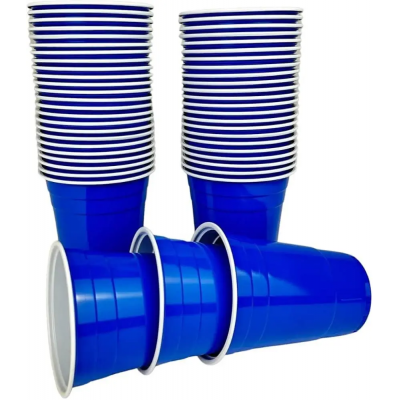Стакани PS 400+ мл 50шт Party Blue Cup Huhtamaki Стакани PS 400+ мл 50шт Party Blue Cup Huhtamaki