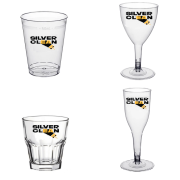 Бокалы и рюмки стеклопластик с логотипом под заказ