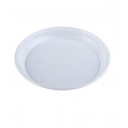 Тарелка белая d20,5 см 100  шт