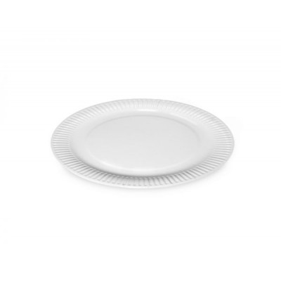 Тарелка бумажная круглая белая D18 упаковка 100 штук Тарелка бумажная круглая белая D18 упаковка 100 штук