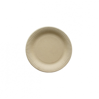 Тарелка маленькая 18 см с ламинацией крафт 50 штук Тарелка маленькая 18 см с ламинацией крафт 50 штук