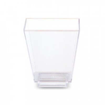 Креманка стеклопластик квадратная прозрачная 65 мл 28 шт. Креманка стеклопластик квадратная прозрачная 65 мл 28 шт.