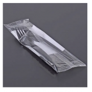 Набір виделка + ніж + серв. Bittner чорні 100шт