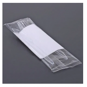 Набір виделка + ніж + серв. Bittner прозорі 100шт